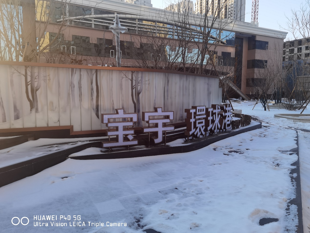 开发公司组织环球港B区竣工前联合检查